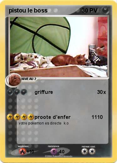 Pokemon pistou le boss