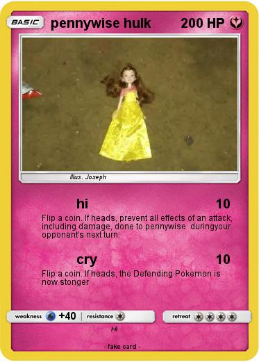 Pokemon pennywise hulk