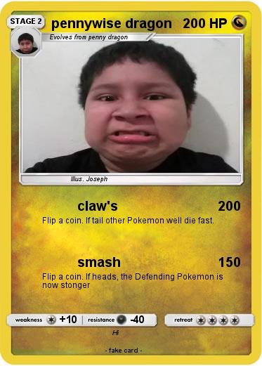 Pokemon pennywise dragon
