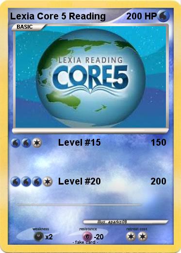 Pokemon Lexia Core 5 Reading