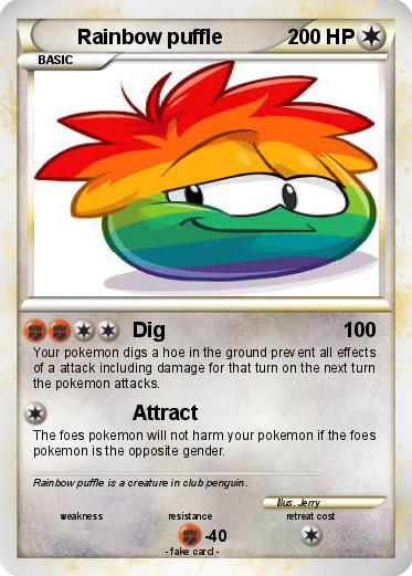 Pokemon Rainbow puffle