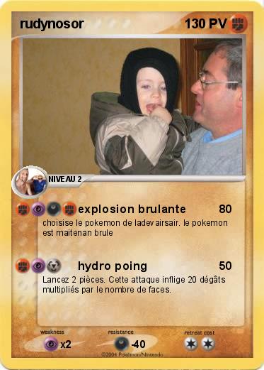 Pokemon rudynosor