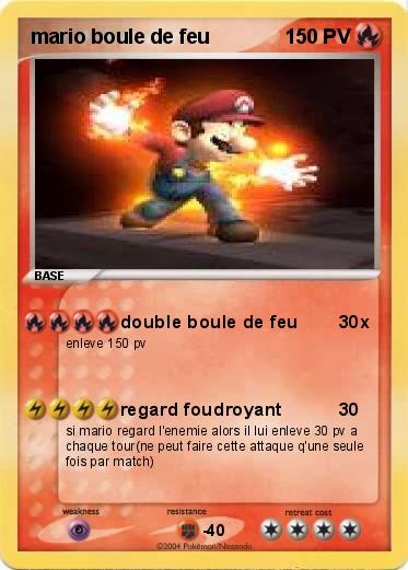 Pokemon mario boule de feu