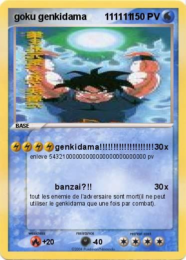 Pokemon goku genkidama       111111