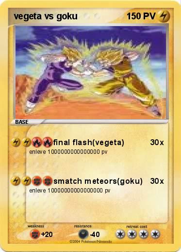 Pokemon vegeta vs goku 