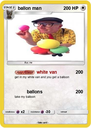 Pokemon ballon man