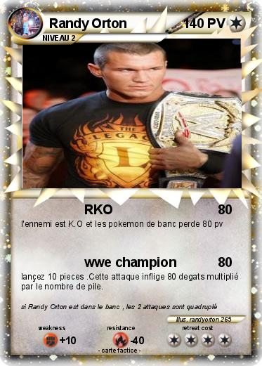 Pokemon Randy Orton