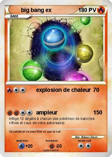 Pokemon big bang ex