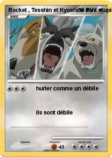 Pokemon Rocket , Tesshin et Kyoshiro sont stupides