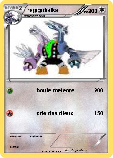 Pokemon regigidialka
