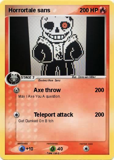 Pokemon Horrortale sans