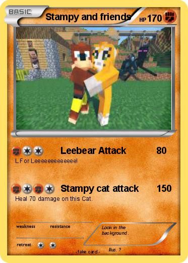 Pokemon Stampy and friends
