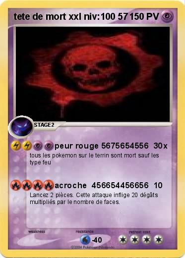 Pokemon tete de mort xxl niv:100 57