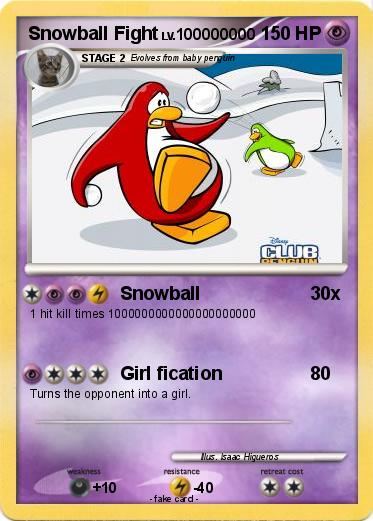 Pokemon Snowball Fight