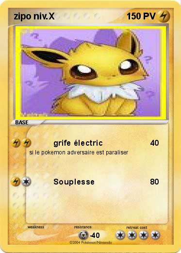 Pokemon zipo niv.X