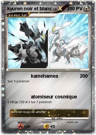 Pokemon kyuren noir et blanc
