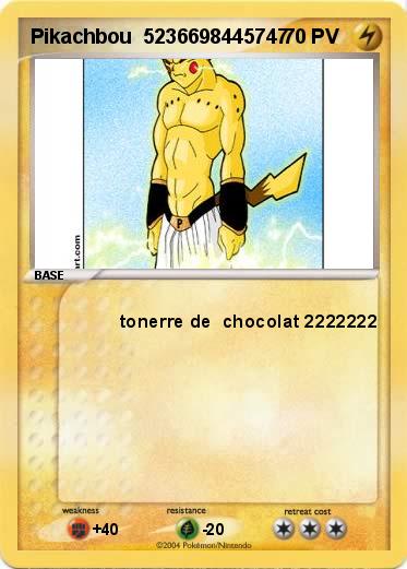 Pokemon Pikachbou  5236698445747