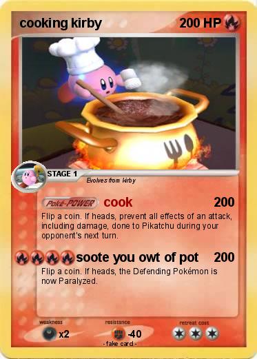 Pokemon cooking kirby