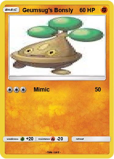 Pokemon Geumsug's Bonsly