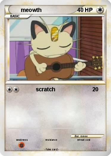 Pokemon meowth
