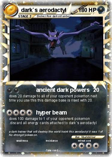 Pokemon dark`s aerodactyl