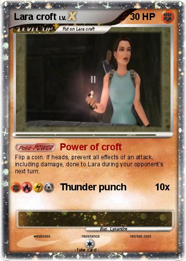 Pokemon Lara croft