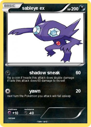 Pokemon sableye ex