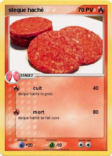 Pokemon steque haché