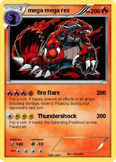 Pokemon mega mega rex
