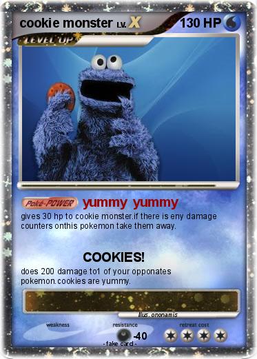 Pokemon cookie monster