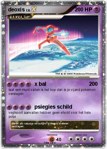 Pokemon deoxis