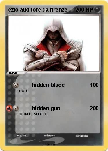 Pokemon ezio auditore da firenze