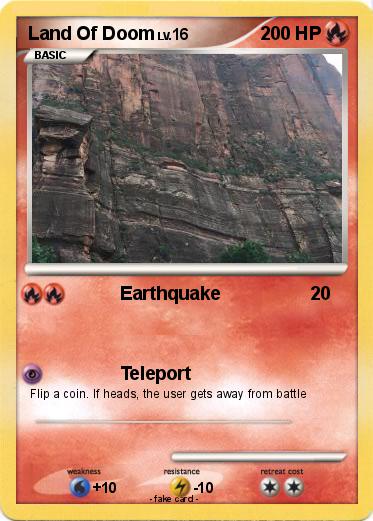 Pokemon Land Of Doom