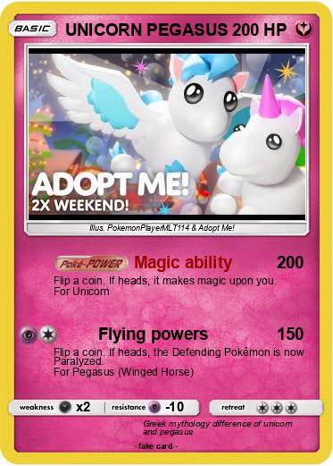 Pokemon UNICORN PEGASUS