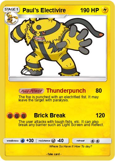 Pokemon Paul's Electivire