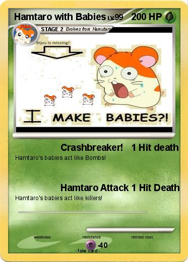 Pokemon Hamtaro with Babies