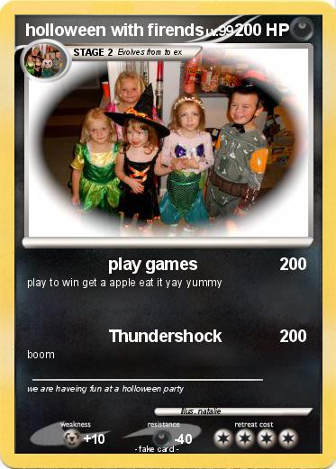 Pokemon holloween with firends