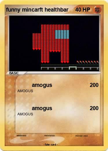 Pokemon funny mincarft healthbar