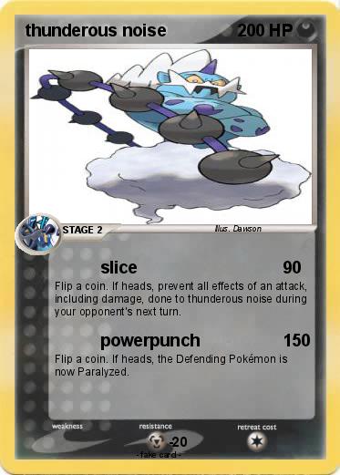 Pokemon thunderous noise