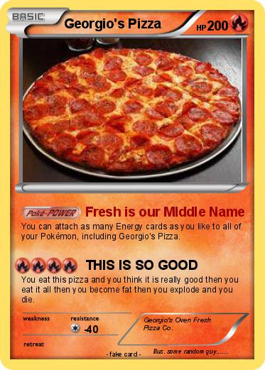 Pokemon Georgio's Pizza
