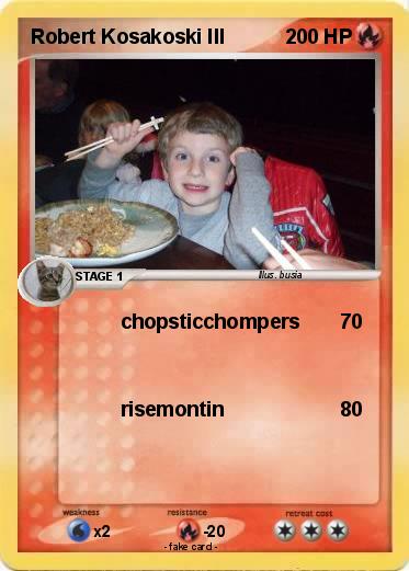 Pokemon Robert Kosakoski III