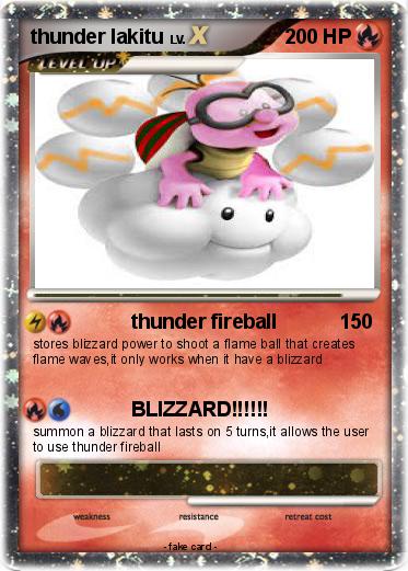 Pokemon thunder lakitu