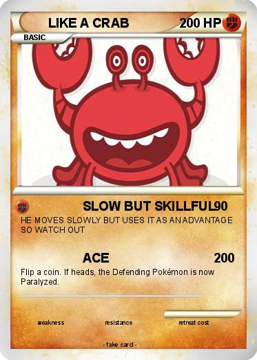 Pokemon LIKE A CRAB