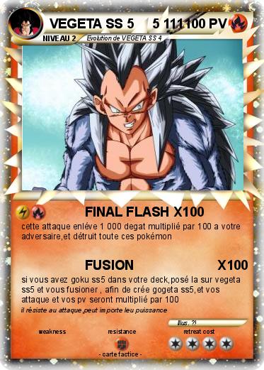 Pokemon VEGETA SS 5     5 111
