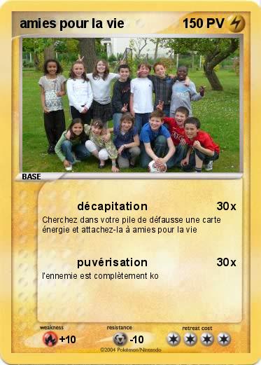 Pokemon amies pour la vie