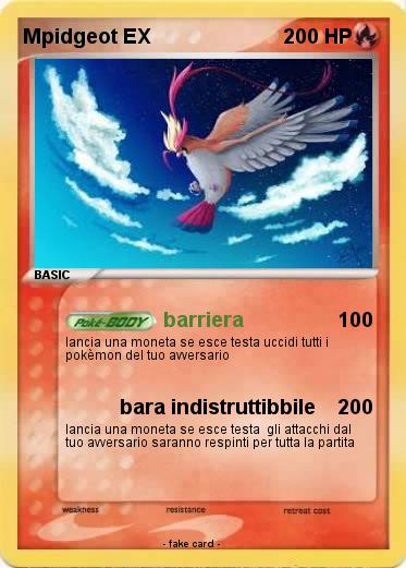 Pokemon Mpidgeot EX
