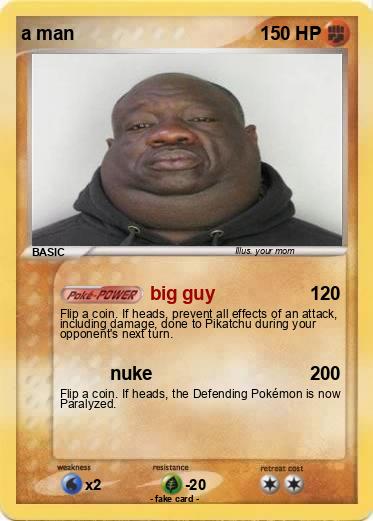 Pokemon a man