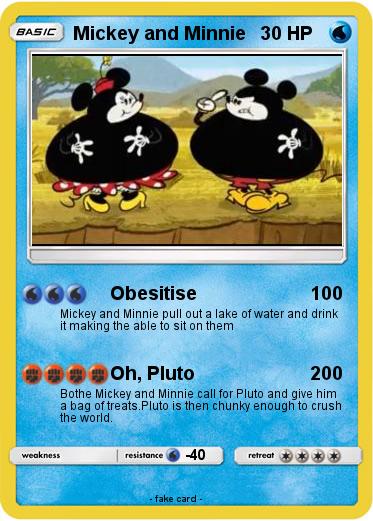 Pokemon Mickey and Minnie