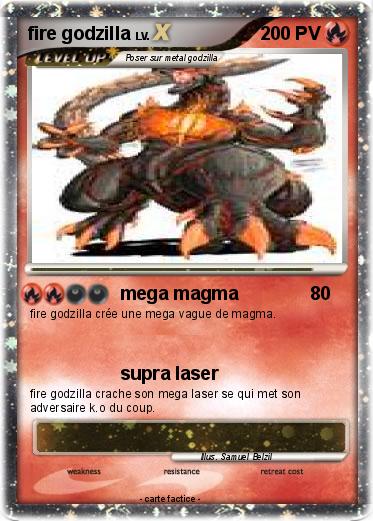 Pokemon fire godzilla