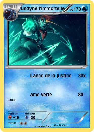 Pokemon undyne l'immortelle